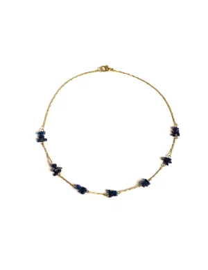 NÍCOLI COLLAR CADENA LAPISLAZULI< Collares Y Gargantillas