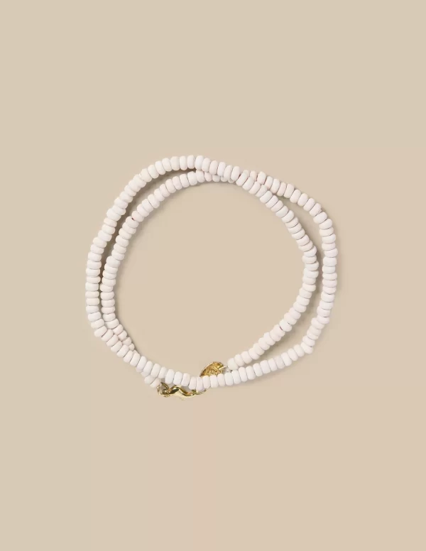 NÍCOLI COLLAR CORTO BOLITAS CRUDO< Collares | Collares