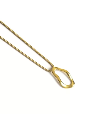 collar_curva_dorado_0.webp NÍCOLI COLLAR CURVA DORADO< Collares Y Gargantillas
