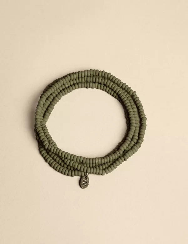 NÍCOLI COLLAR LARGO MADERA< Collares | Collares