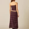 NÍCOLI FALDA BICOLOR MARRÓN Y< Faldas | Punto