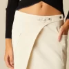 NÍCOLI FALDA CRUCE BOLSILLOS CRUDO< Denim | Faldas