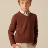 NÍCOLI JERSEY CUELLO PICO MARRÓN< Punto