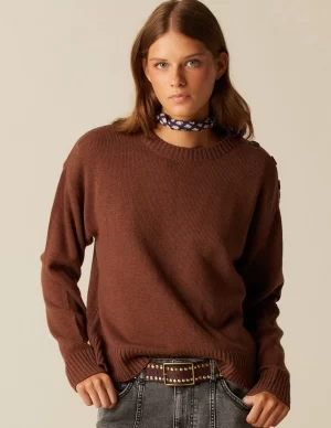 jersey_punto_botones_marr_0.webp NÍCOLI JERSEY PUNTO BOTONES MARRÓN< Punto