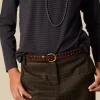 NÍCOLI PANTALÓN ANCHO CUADRO< Pantalones