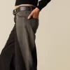 NÍCOLI PANTALÓN BICOLOR ANTRACITA Y GRIS< Denim | Pantalones