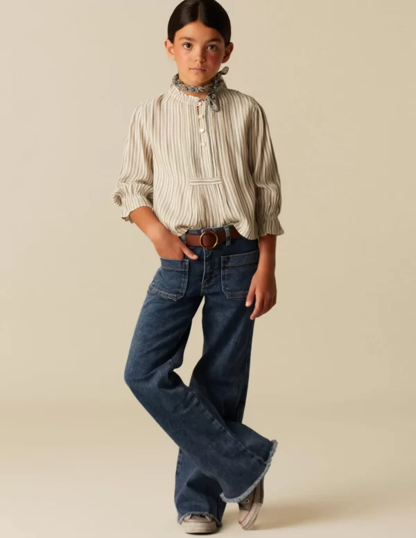 NÍCOLI PANTALÓN BOLSILLOS VAQUERO< Pantalones | Denim