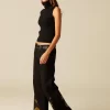 NÍCOLI PANTALÓN BORDADO FLOR< Denim | Pantalones