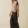 pantaln_botones_laterales_0.webp NÍCOLI PANTALÓN BOTONES LATERALES ANTRACITA< Denim | Pantalones