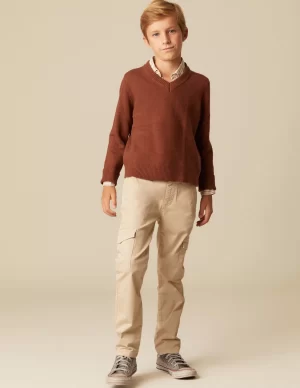 pantaln_cargo_largo_arena_0.webp NÍCOLI PANTALÓN CARGO LARGO< Pantalones
