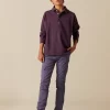 NÍCOLI PANTALÓN CARGO LARGO AZUL< Pantalones