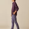 NÍCOLI PANTALÓN CARGO LARGO AZUL< Pantalones