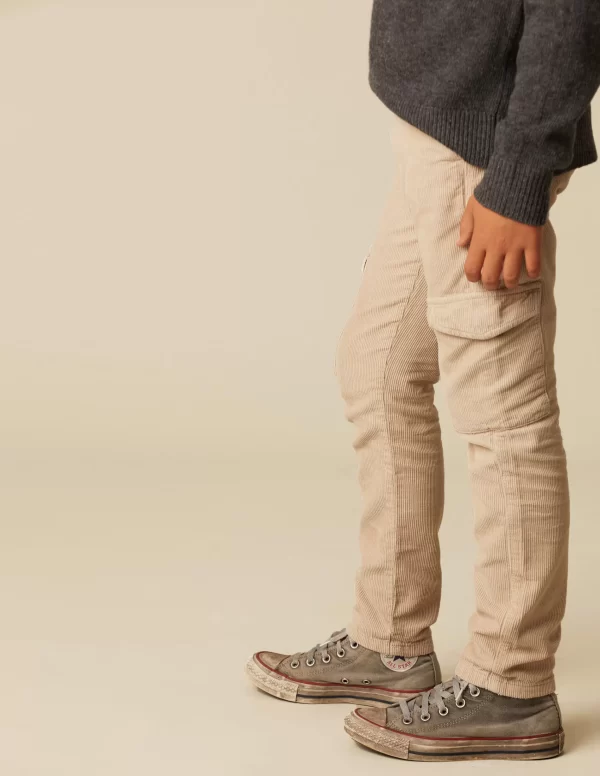 NÍCOLI PANTALÓN CARGO LARGO PANA< Pantalones