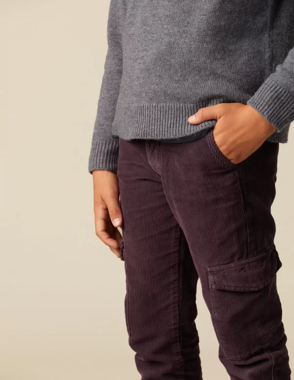 NÍCOLI PANTALÓN CARGO LARGO PANA< Pantalones