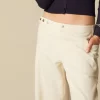 NÍCOLI PANTALÓN CRUCE BOLSILLOS CRUDO< Denim | Pantalones
