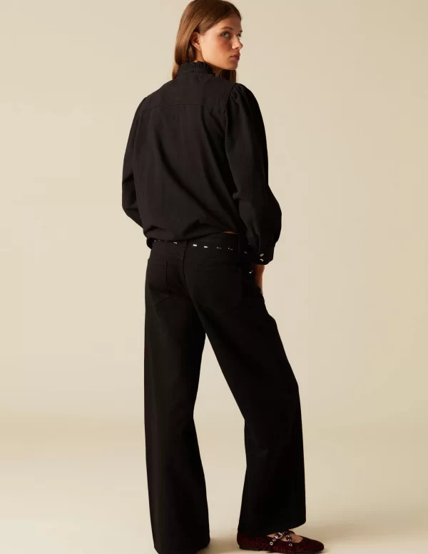 NÍCOLI PANTALÓN DENIM TACHUELAS< Denim | Pantalones