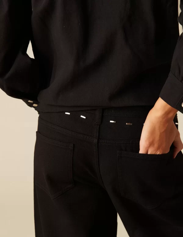 NÍCOLI PANTALÓN DENIM TACHUELAS< Denim | Pantalones