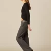 pantaln_gris_hebillas_cin_1.webp NÍCOLI PANTALÓN GRIS HEBILLAS CINTURA< Denim | Pantalones
