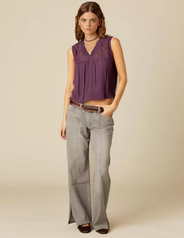 pantaln_gris_recto_costur_0.webp NÍCOLI PANTALÓN GRIS RECTO COSTURAS< Denim | Pantalones