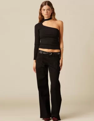 pantaln_negro_bolsillos_c_0.webp NÍCOLI PANTALÓN NEGRO BOLSILLOS COSTURAS< Denim | Pantalones