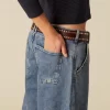NÍCOLI PANTALÓN NN BORDADO AZUL< Denim | Pantalones