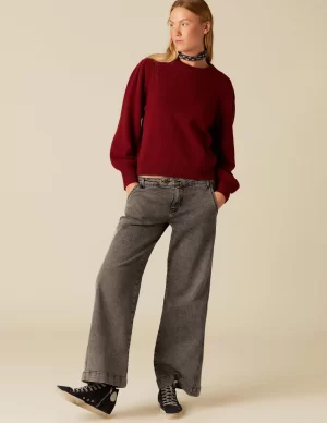 pantaln_nn_bordado_gris_0.webp NÍCOLI PANTALÓN NN BORDADO GRIS< Denim | Pantalones