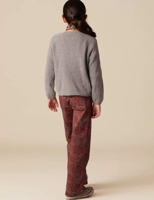 NÍCOLI PANTALÓN PRINT CONTRASTE< Denim | Pantalones