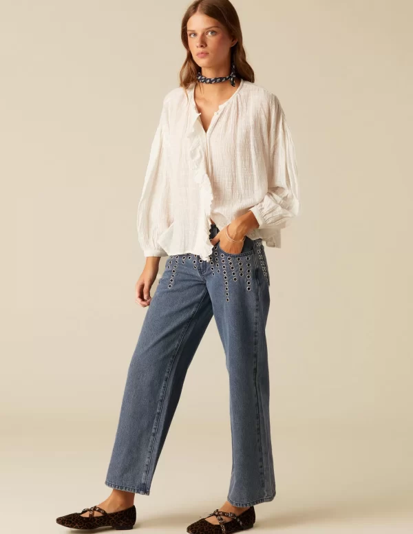 pantaln_vaquero_azul_mix__2.webp NÍCOLI PANTALÓN VAQUERO AZUL MIX TACHUELAS< Denim | Pantalones