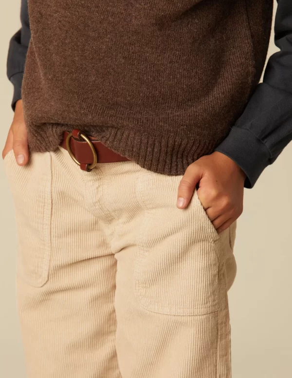 NÍCOLI PANTALÓN WIDE LEG PANA ARENA< Pantalones
