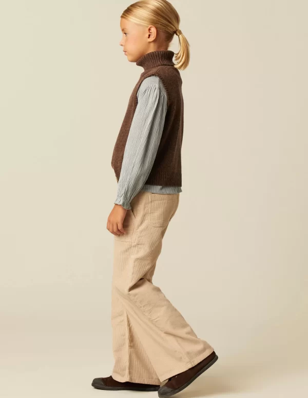 NÍCOLI PANTALÓN WIDE LEG PANA ARENA< Pantalones