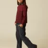 NÍCOLI PANTALÓN WIDE LEG PANA AZUL< Pantalones