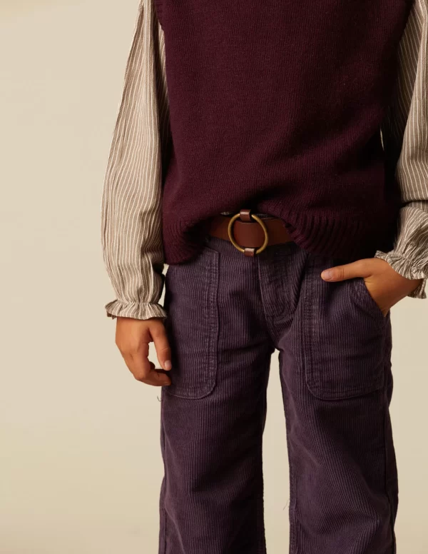 NÍCOLI PANTALÓN WIDE LEG PANA< Pantalones