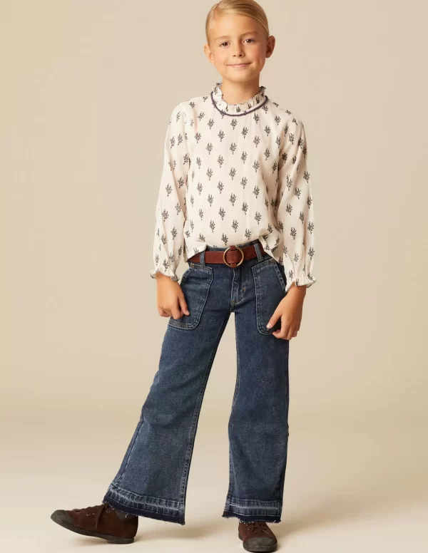NÍCOLI PANTALÓN WIDE LEG VAQUERO< Denim | Pantalones