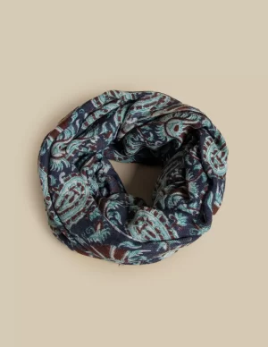 NÍCOLI PAÑOLETA PRINT VERDE< Pañuelos Y Chales