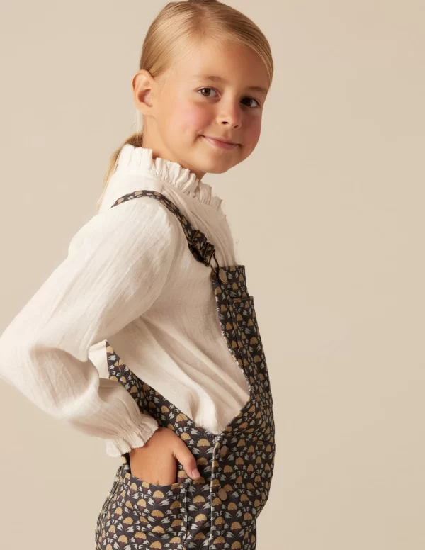NÍCOLI PETO PRINT GEOMéTRICO< Denim | Monos Y Petos