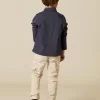 NÍCOLI POLO AZUL NN< Polos