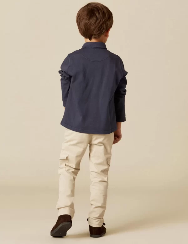 NÍCOLI POLO AZUL NN< Polos