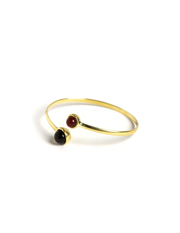 NÍCOLI PULSERA ESFERA ONIX< Pulseras