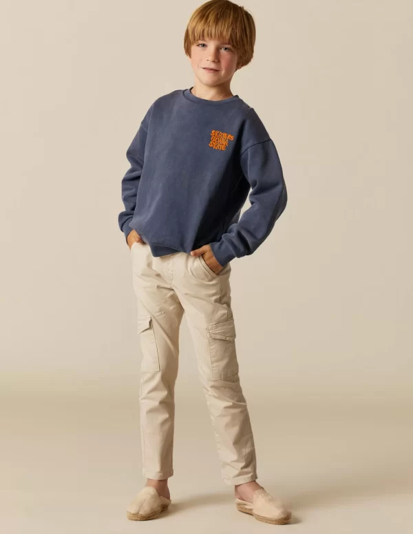 NÍCOLI SUDADERA "SKATE" AZUL< Sudaderas