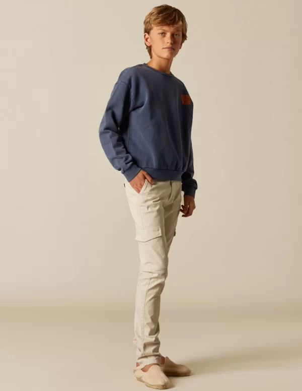 NÍCOLI SUDADERA "SKATE" AZUL< Sudaderas