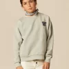 NÍCOLI SUDADERA SKATE GRIS< Sudaderas