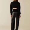 NÍCOLI TOP ABERTURA ESPALDA NEGRO< Tops