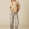 NÍCOLI VAQUERO GRIS COSTURAS< Denim | Pantalones