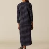 NÍCOLI VESTIDO RAYA GRANDE AZUL< Vestidos